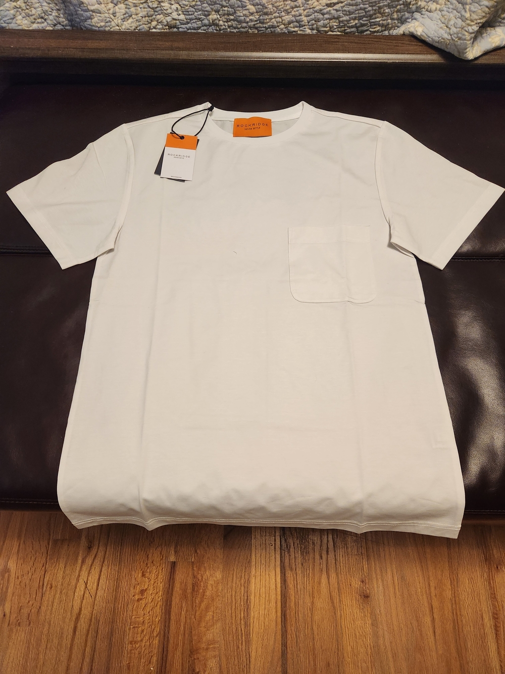 Weekend Pocket Tee - White - NWT